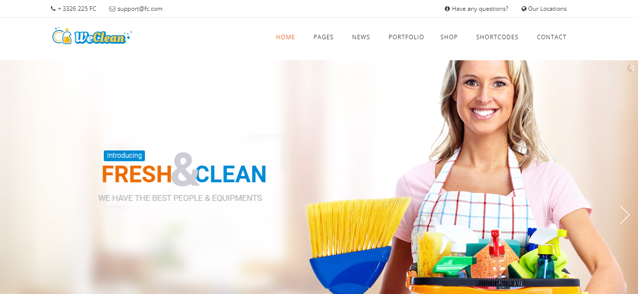 Cleaning Services Websites - We Clean