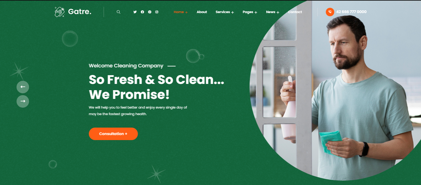 Cleaning Services Websites - Gatre